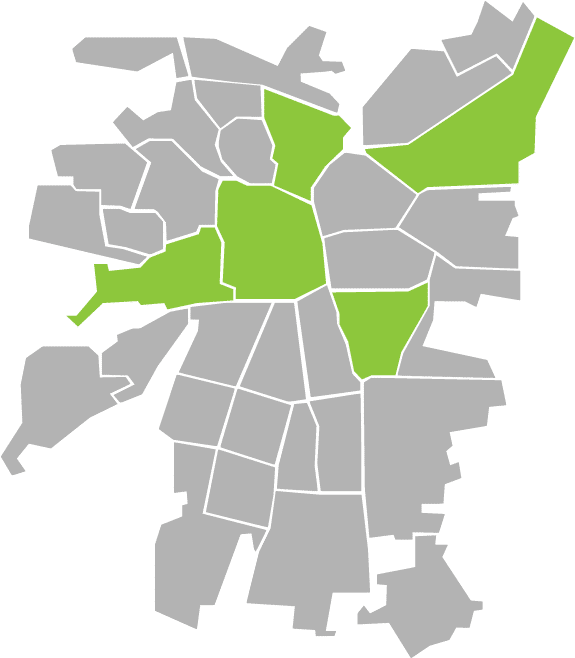 Mapa de edifcios Stgo